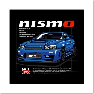 R34 Gtr Posters and Art